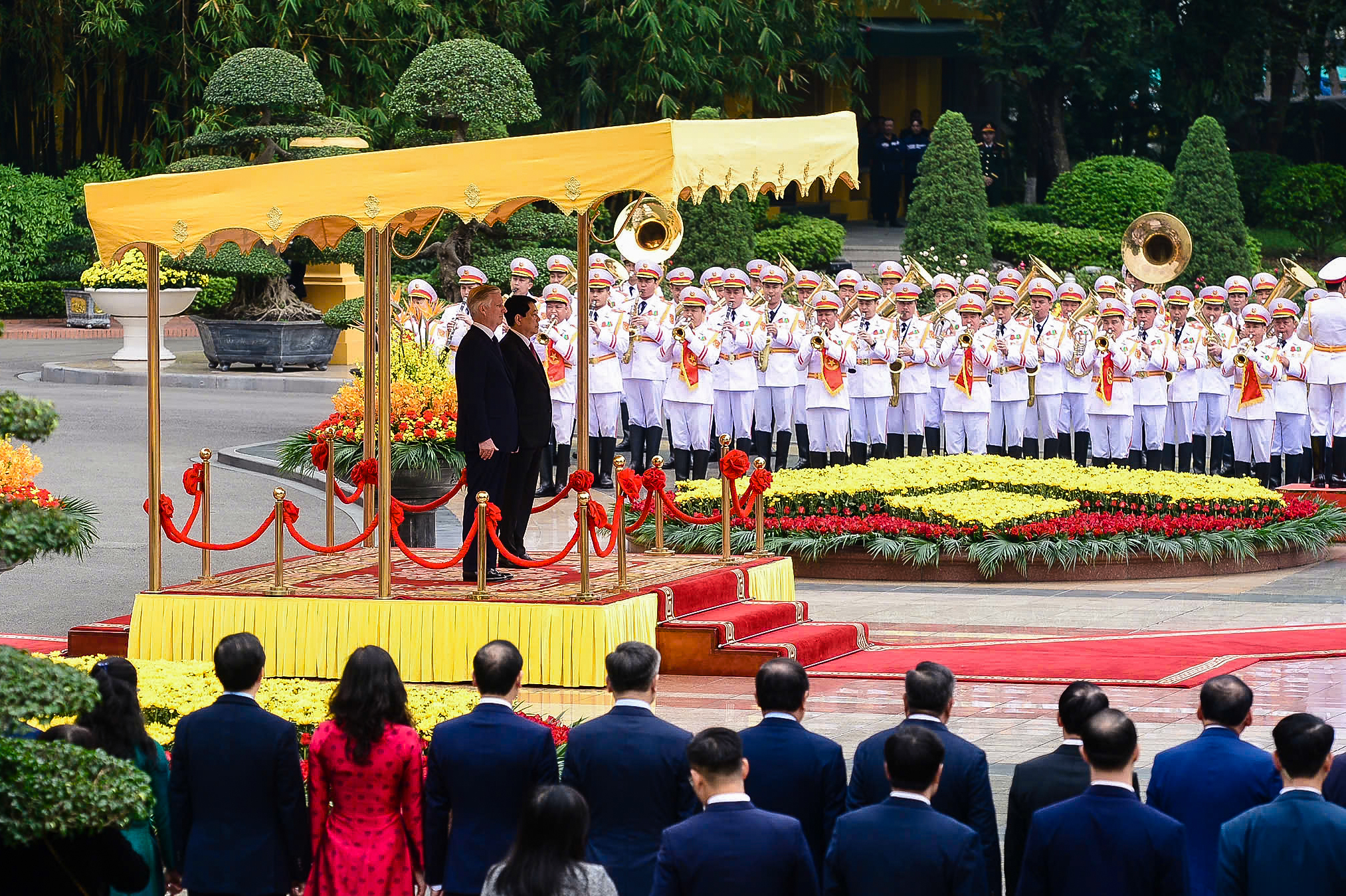 Chủ tịch nước Lương Cường chủ tr&igrave; lễ đ&oacute;n Nh&agrave; Vua Vương quốc Bỉ- Ảnh 6.