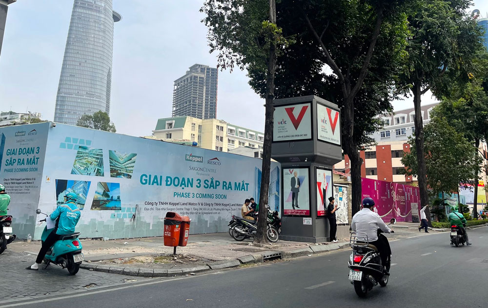 Khu đất x&acirc;y dựng dự &aacute;n Saigon Centre IV, V nằm b&ecirc;n cạnh Saigon Centre I, II, III đ&atilde; được đưa v&agrave;o sử dụng năm 2017