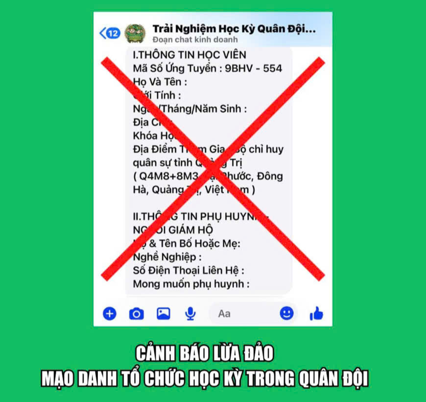 Chi&ecirc;u lừa đảo mới xuất hiện ở Quảng Trị, phụ huynh cần biết- Ảnh 1.