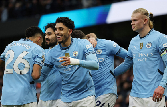 Omar Marmoush gánh vác trọng trách thay cho Haaland Ảnh: MAN CITY