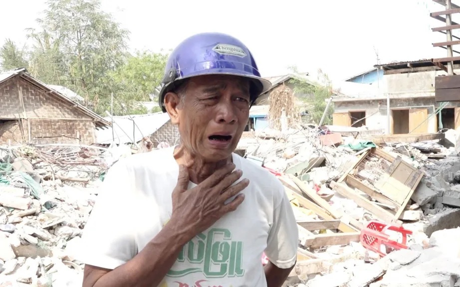 Động đất Myanmar: Khóc gọi tên con trong đêm