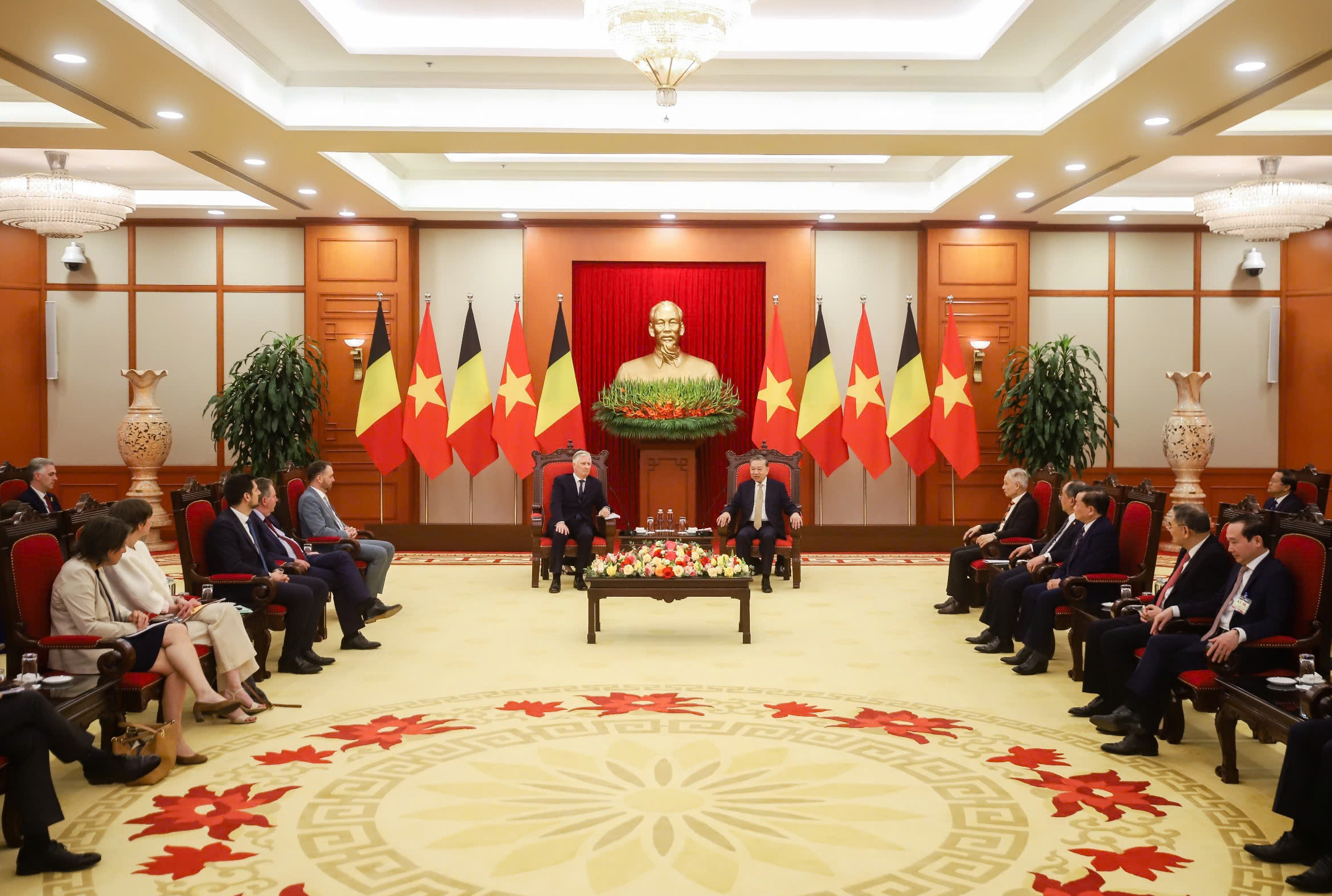 Tổng Bí thư Tô Lâm tiếp Nhà Vua Bỉ- Ảnh 6.