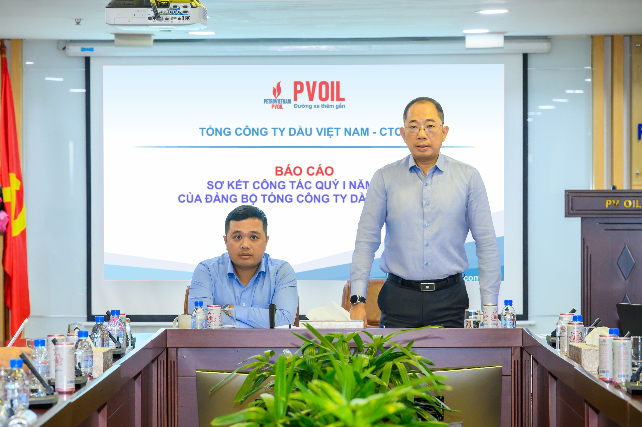 Đồng chí Cao Hoài Dương - Bí thư Đảng ủy, Chủ tịch HĐQT Tổng công ty chỉ đạo tại Hội nghị