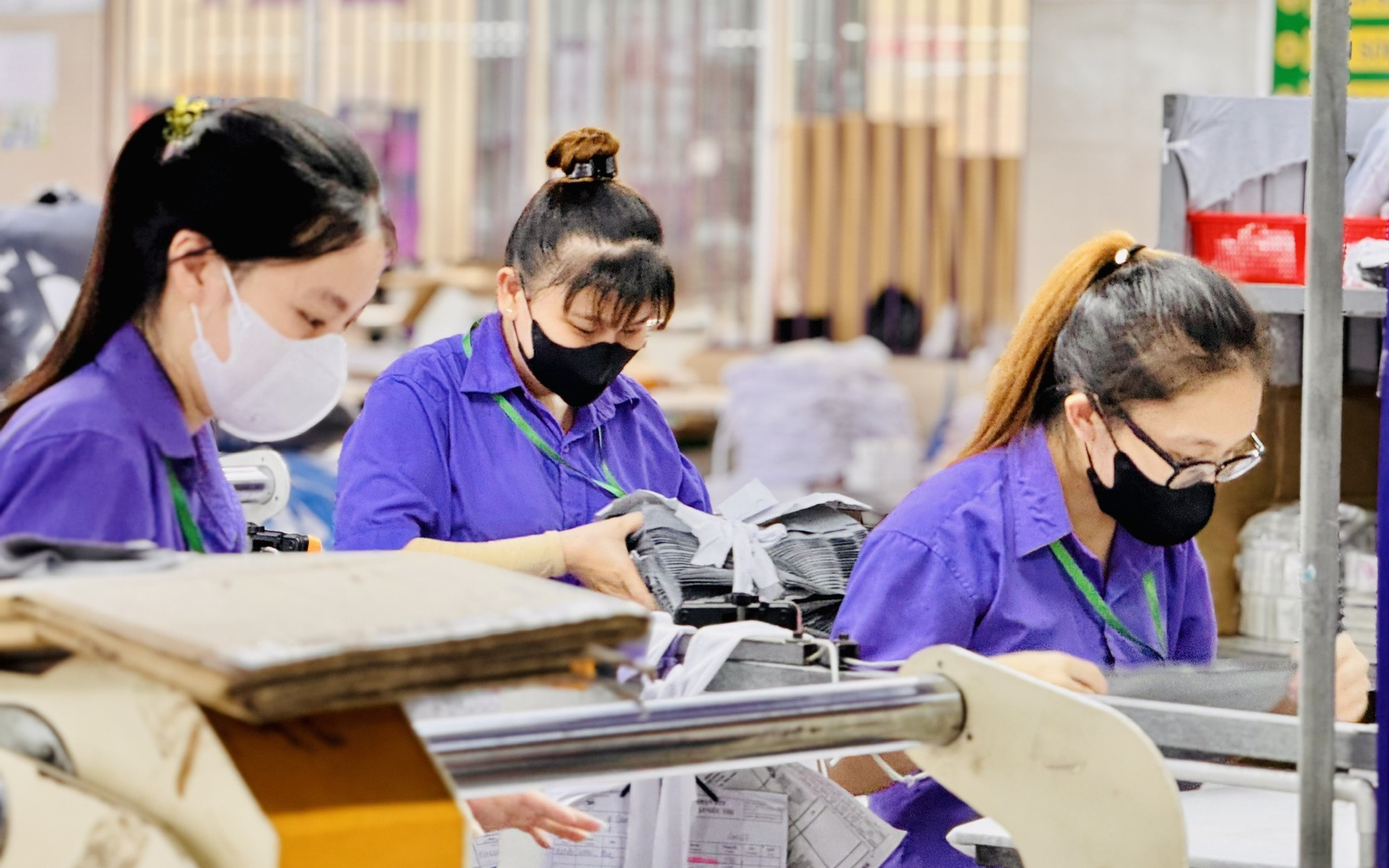 Thu nhập công nhân may thuộc nhóm thấp nhất