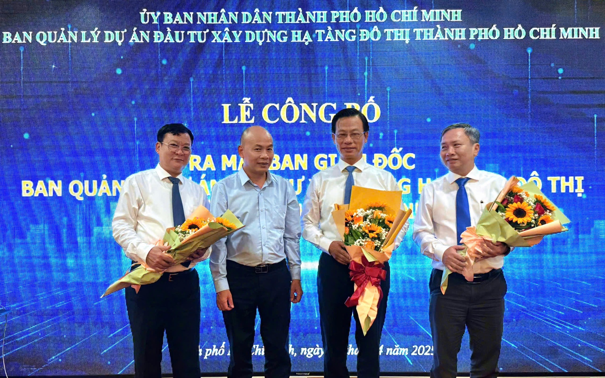 Công bố thành lập Ban Quản lý Dự án đầu tư xây dựng hạ tầng đô thị TP HCM