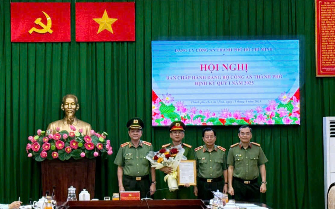 Đại tá Trần Hồng Minh tham gia Ban Thường vụ Đảng ủy Công an TP HCM