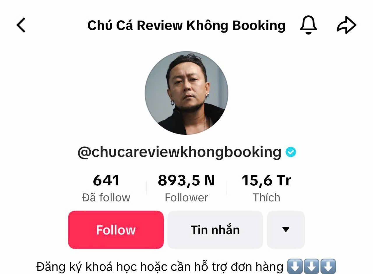 Sau "Chú Cá Review Không Booking", TikToker nào đang bị réo tên?- Ảnh 1.