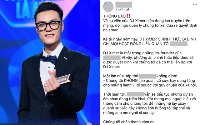 DJ đánh vợ bị đình chỉ hoạt động