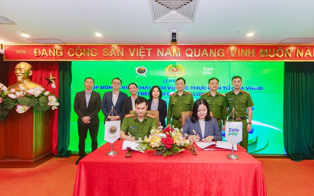Zalopay hợp tác cùng Bộ Công an triển khai định danh điện tử
