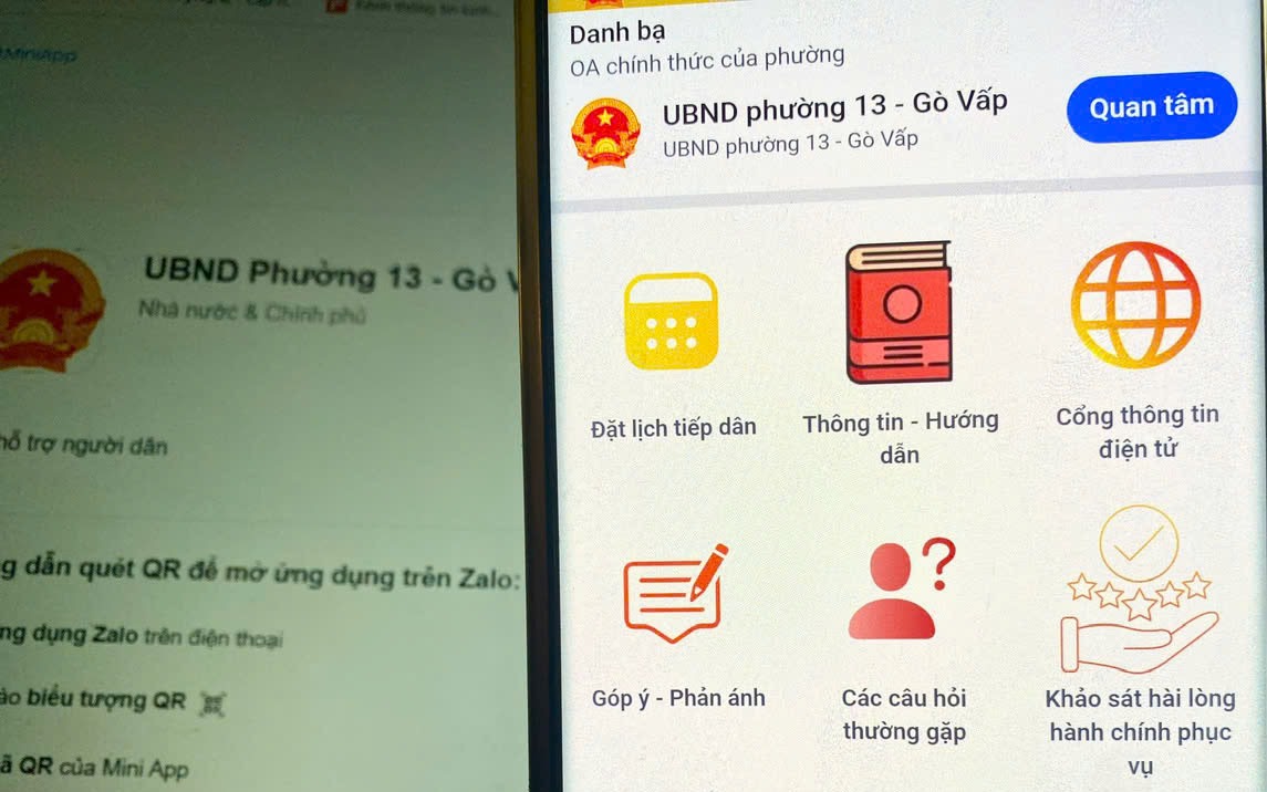 Kênh tương tác tiện ích cho người dân