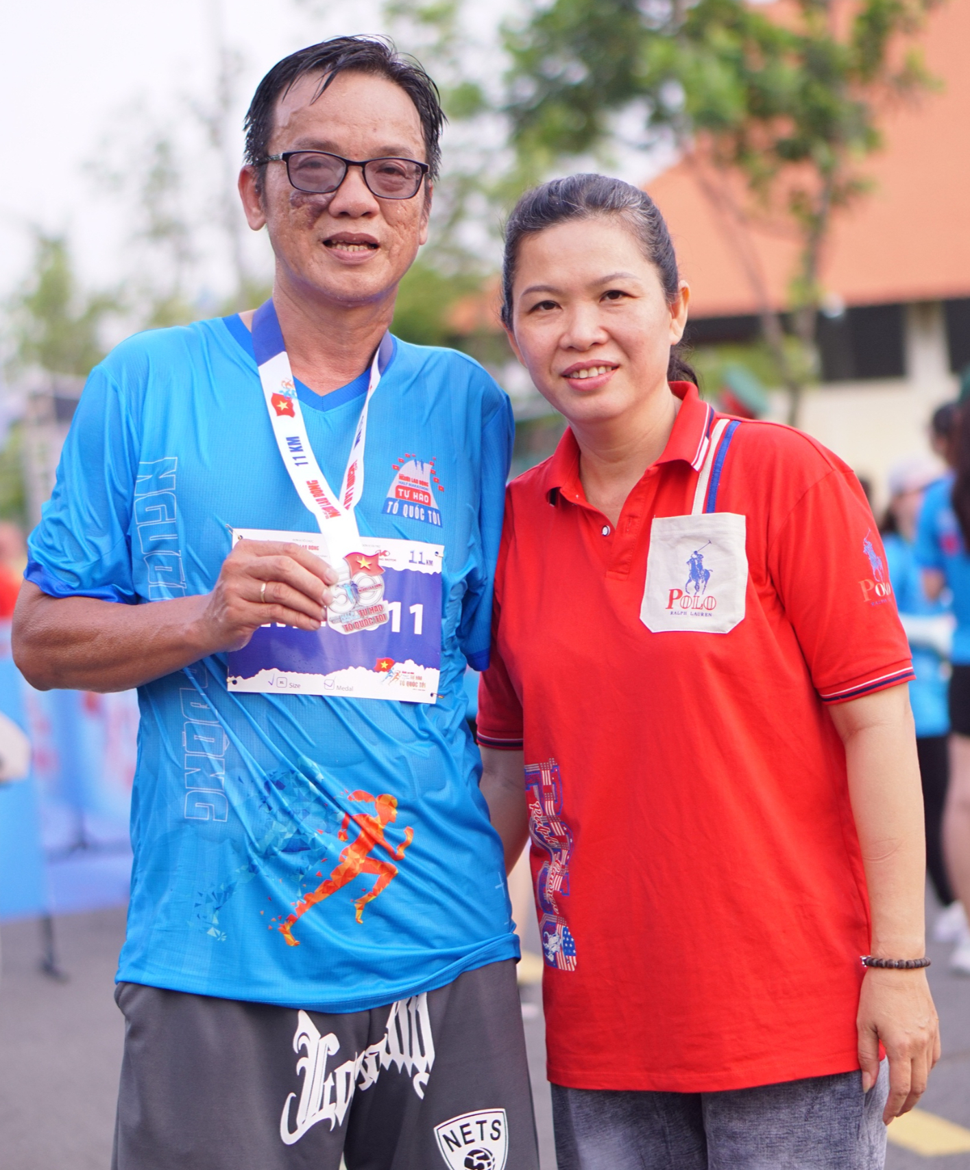 X&uacute;c động h&igrave;nh ảnh VĐV khuyết tật về đ&iacute;ch Giải Half Marathon "Tự h&agrave;o Tổ quốc t&ocirc;i" lần 2- Ảnh 1.