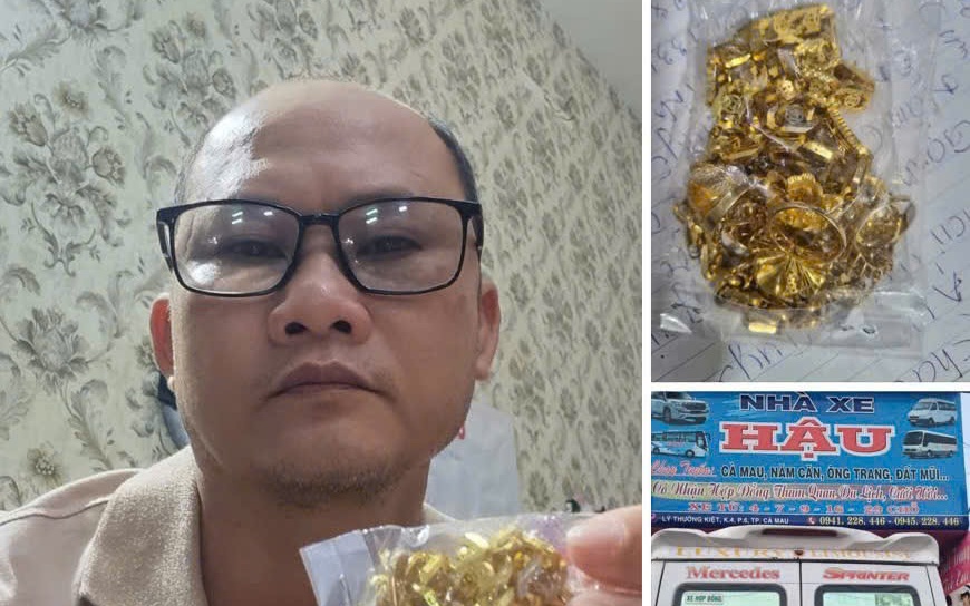 Người đánh rơi bịch vàng là nữ hành khách 