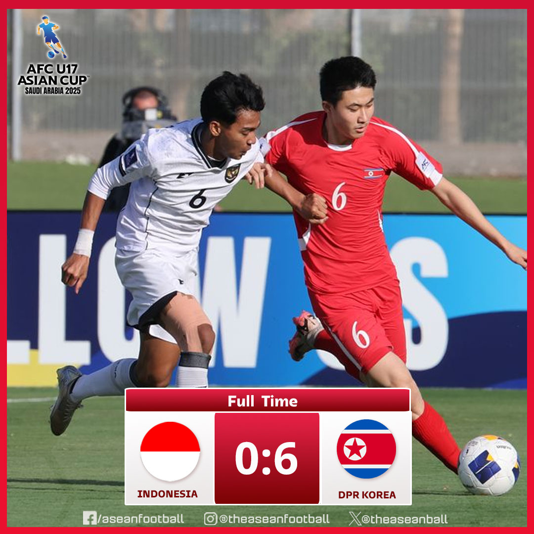 U17 Indonesia thua thảm U17 Triều Ti&ecirc;n, t&aacute;i lập kỷ lục buồn- Ảnh 1.