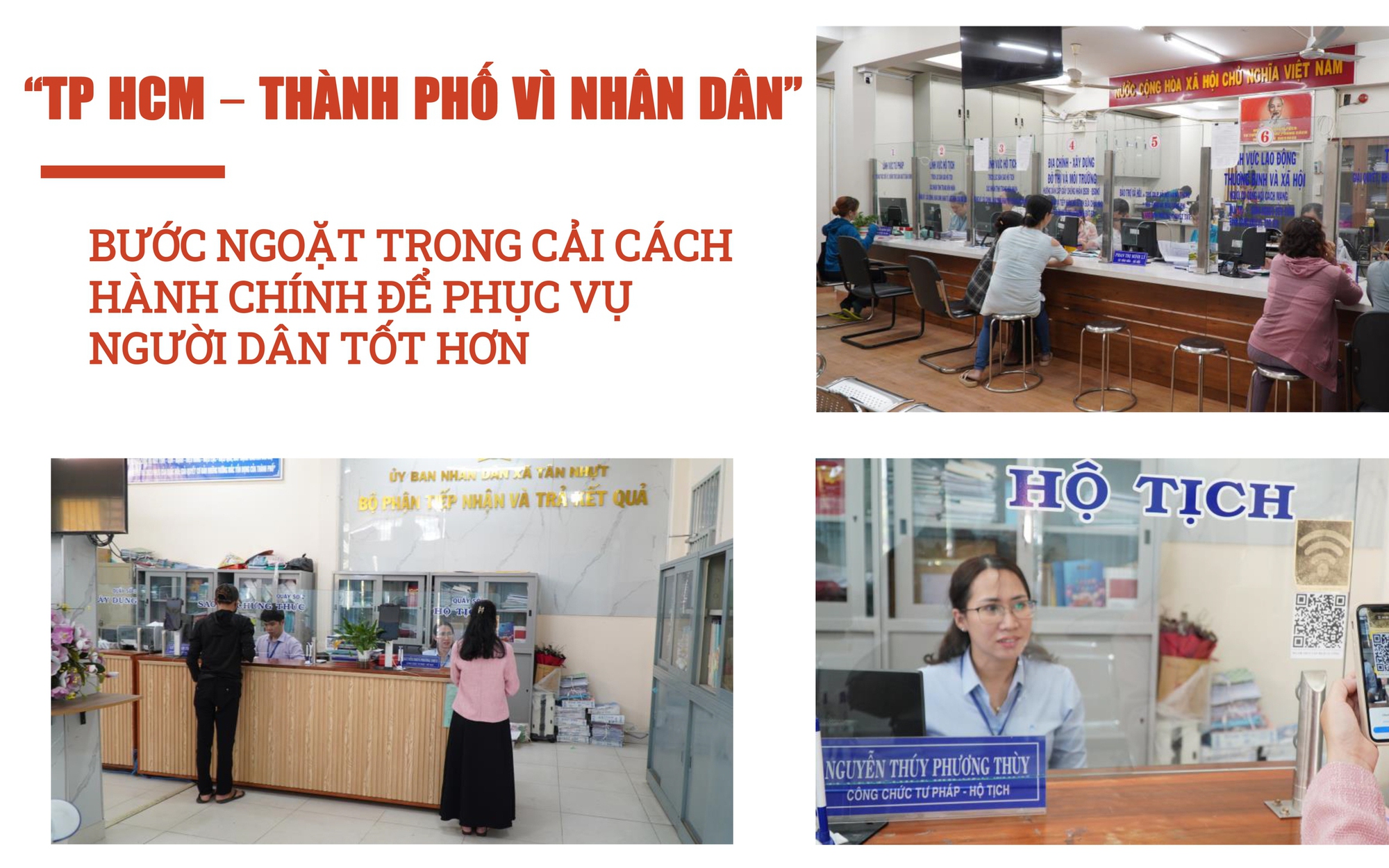 “TP HCM – THÀNH PHỐ VÌ NHÂN DÂN”:
Bước ngoặt trong cải cách hành chính để phục vụ người dân tốt hơn