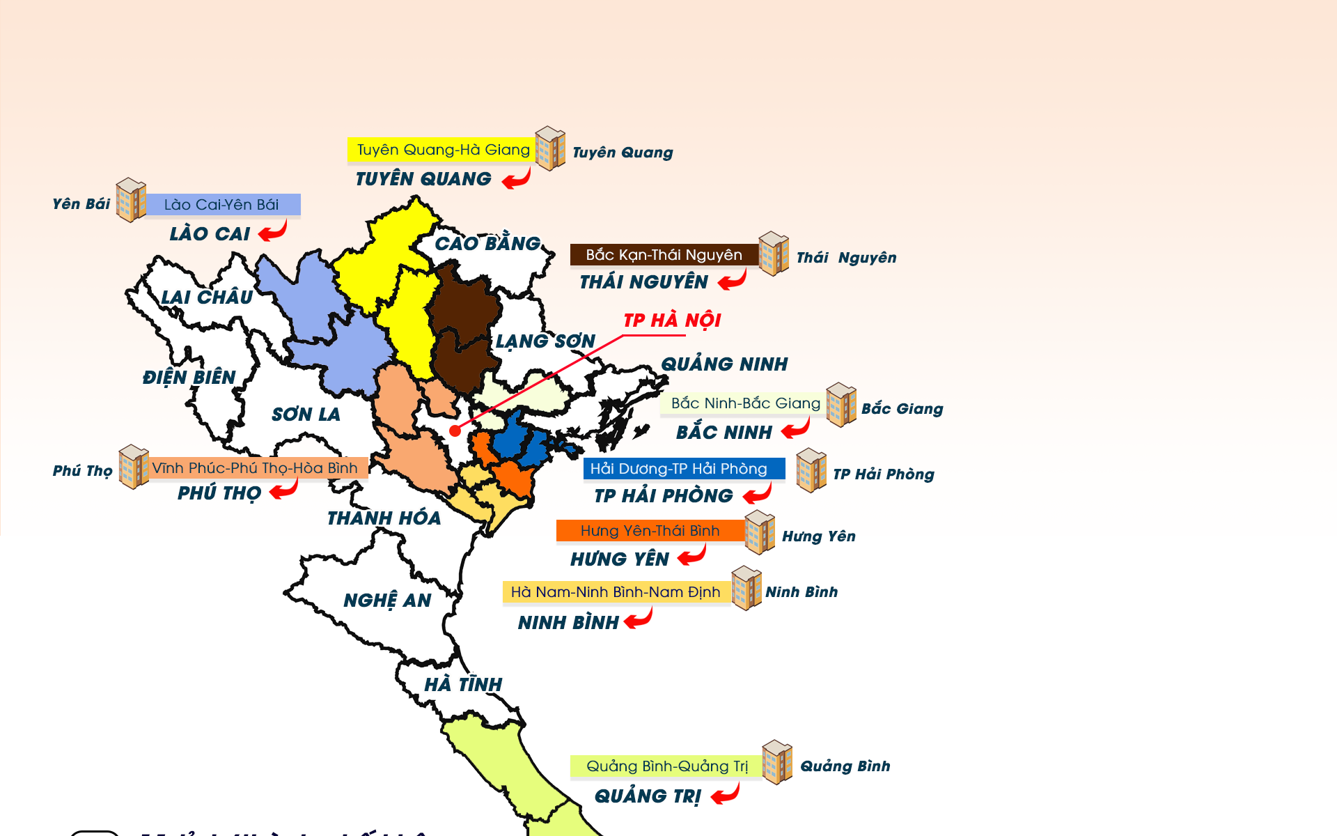 [Infographic] - Danh sách dự kiến 34 tỉnh, thành phố sau sáp nhập