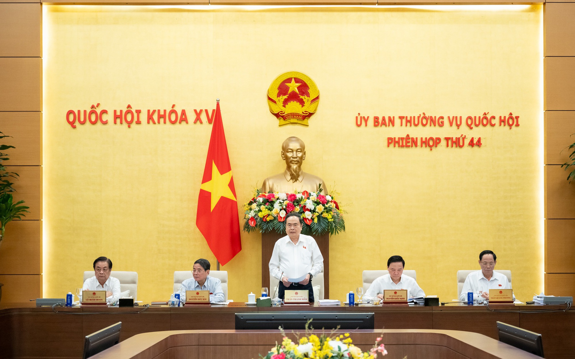 Khai mạc Phiên họp thứ 44 của Ủy ban Thường vụ Quốc hội