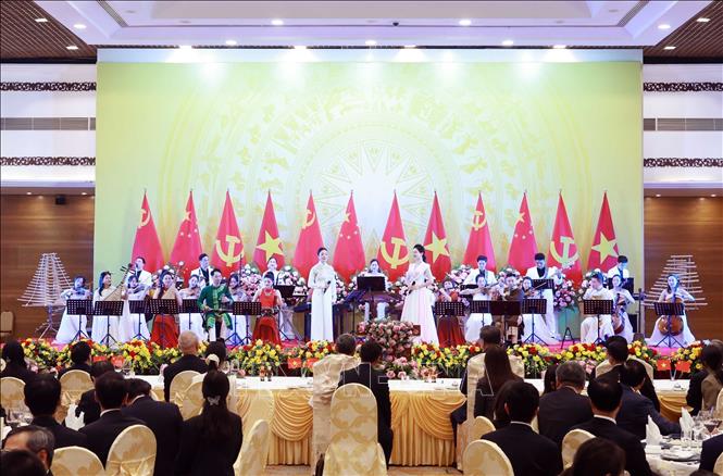 Chiêu đãi chào mừng Tổng Bí thư, Chủ tịch nước Trung Quốc Tập Cận Bình- Ảnh 9.