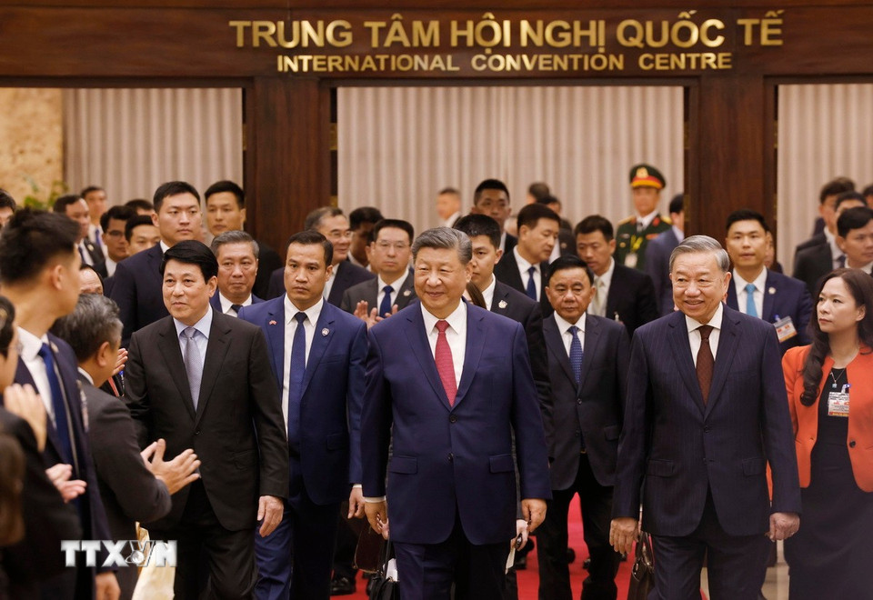Chiêu đãi chào mừng Tổng Bí thư, Chủ tịch nước Trung Quốc Tập Cận Bình- Ảnh 2.