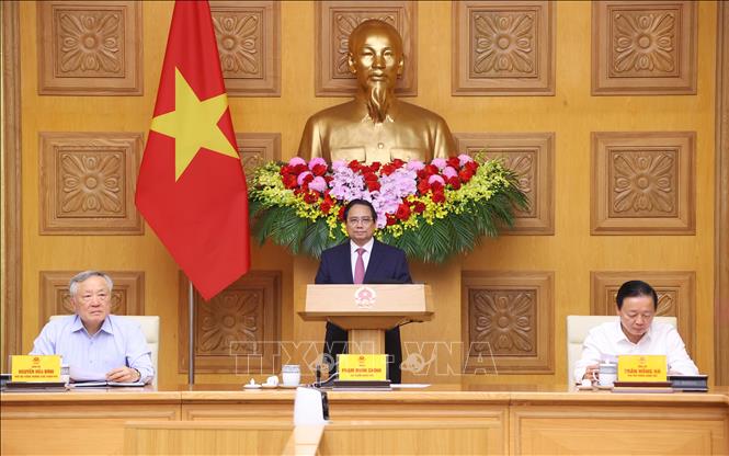 Thủ tướng Phạm Minh Chính chủ trì họp về sáp nhập tỉnh, thành phố- Ảnh 1.