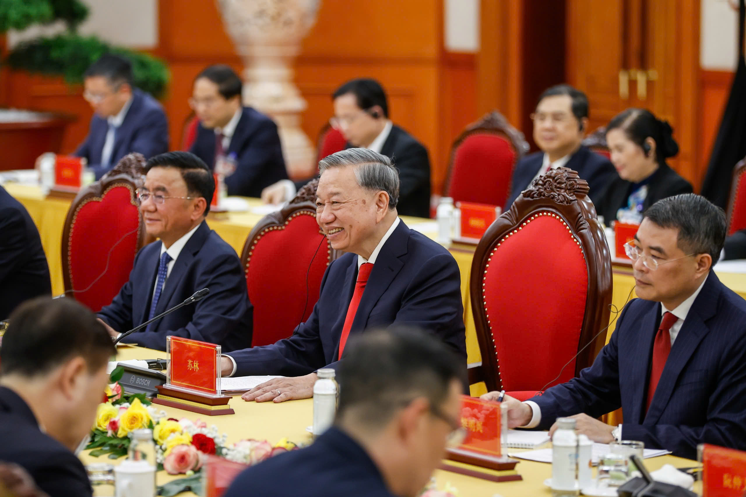 Tổng Bí thư Tô Lâm hội đàm với Tổng Bí thư, Chủ tịch Trung Quốc Tập Cận Bình- Ảnh 5.