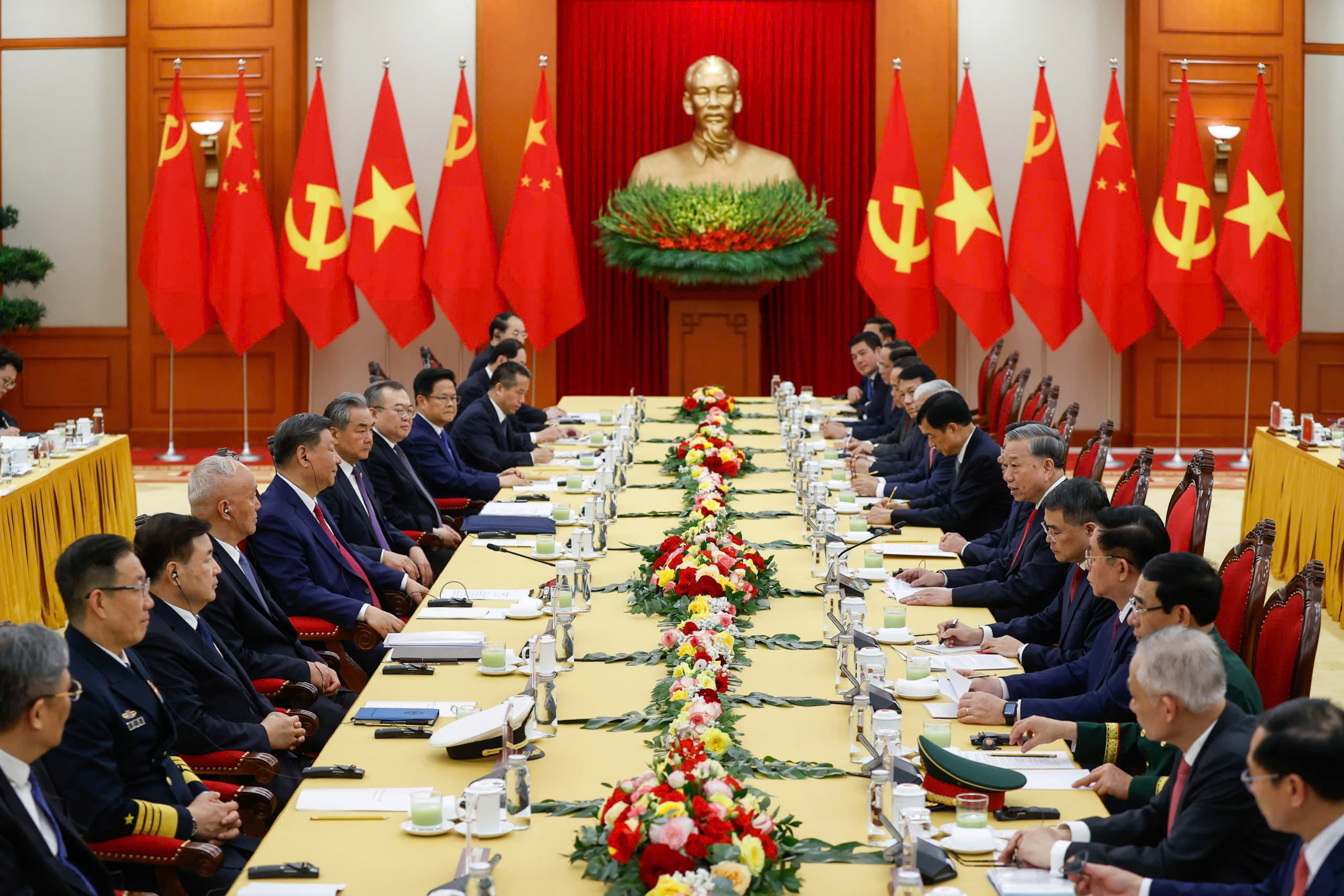 Tổng Bí thư Tô Lâm hội đàm với Tổng Bí thư, Chủ tịch Trung Quốc Tập Cận Bình- Ảnh 4.