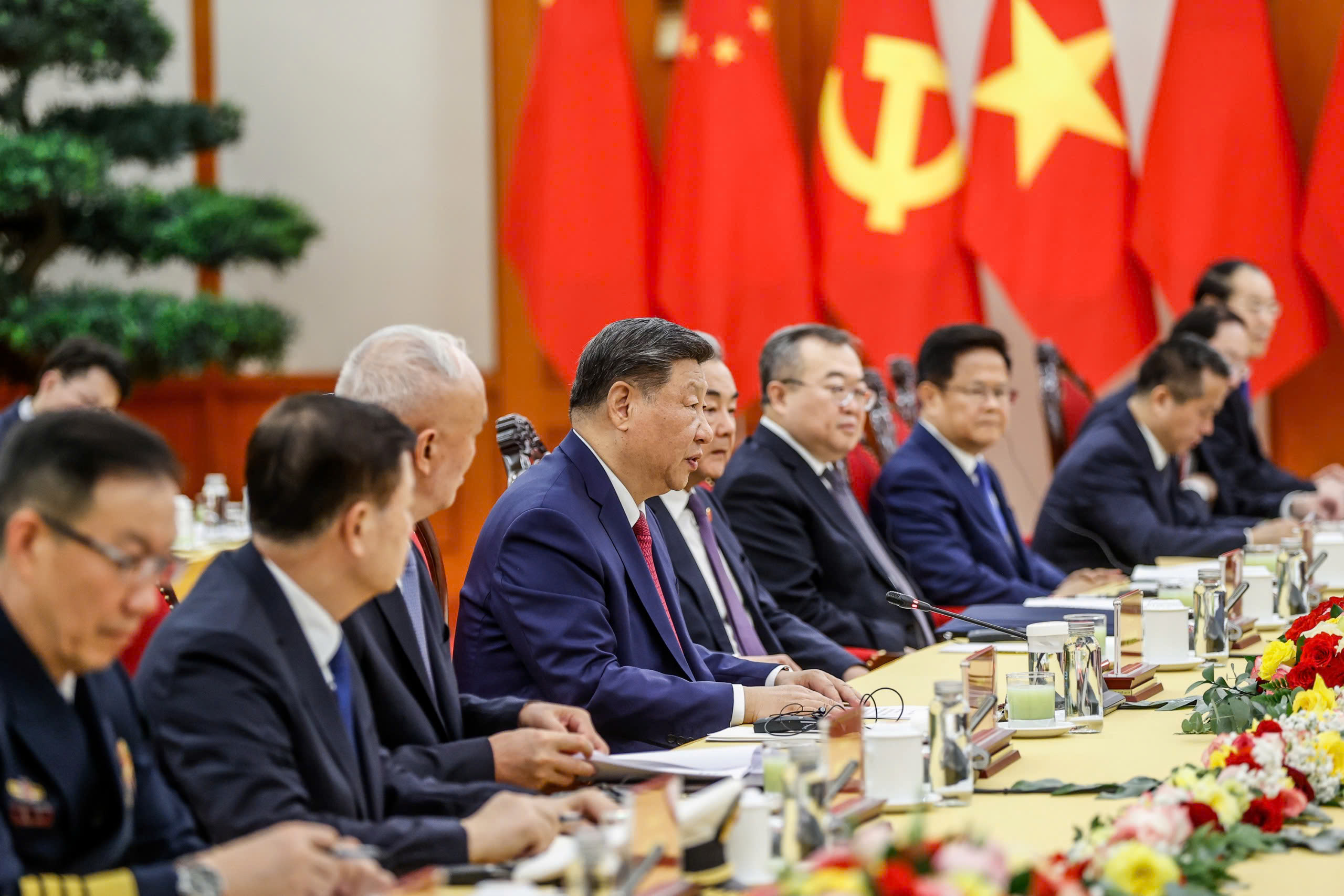 Tổng Bí thư Tô Lâm hội đàm với Tổng Bí thư, Chủ tịch Trung Quốc Tập Cận Bình- Ảnh 6.