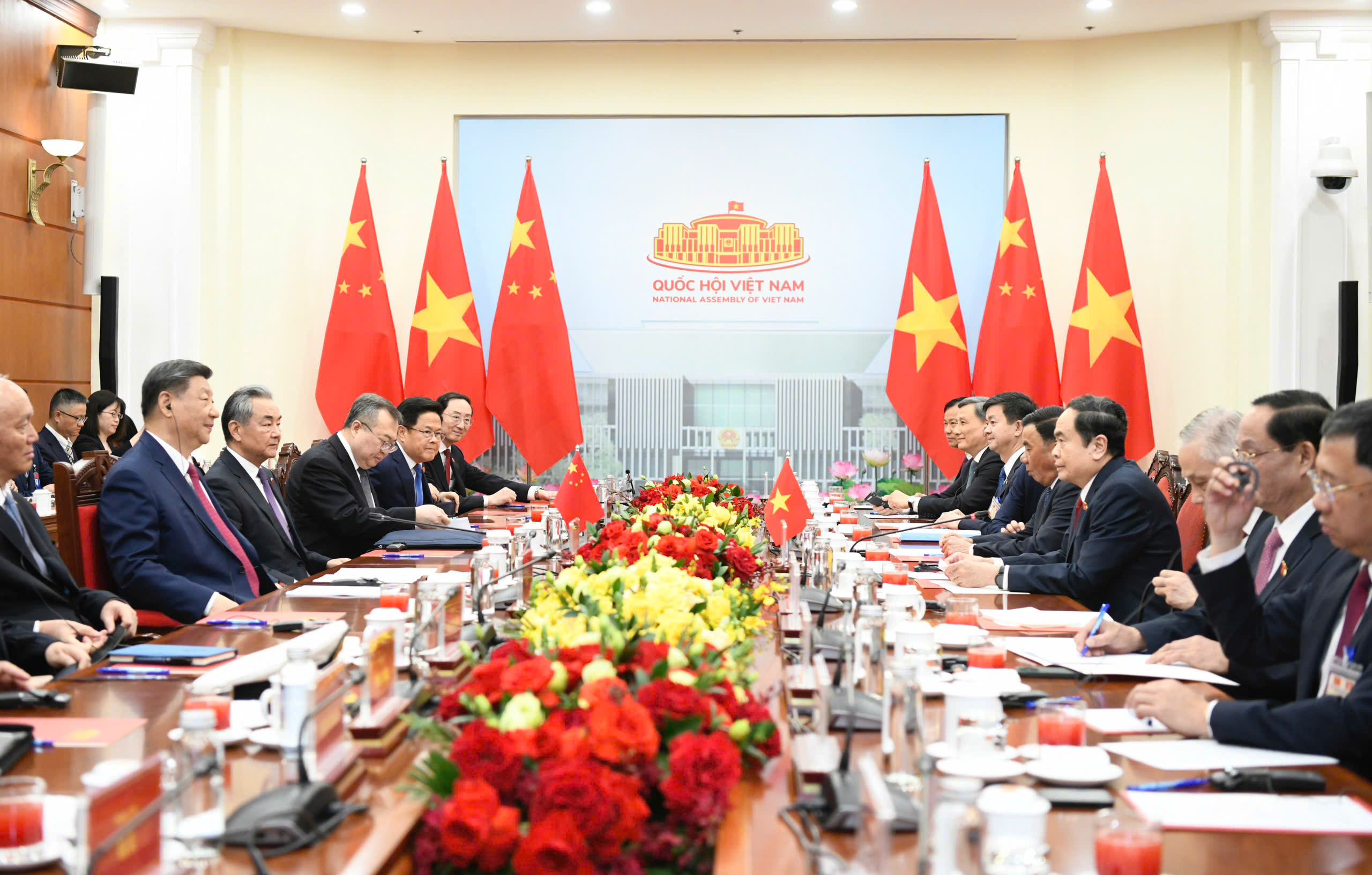 Chủ tịch Quốc hội Trần Thanh Mẫn hội kiến Tổng Bí thư, Chủ tịch Trung Quốc Tập Cận Bình- Ảnh 4.