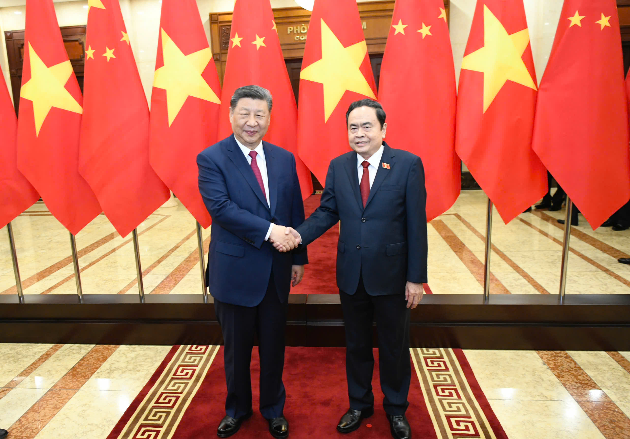 Chủ tịch Quốc hội Trần Thanh Mẫn hội kiến Tổng Bí thư, Chủ tịch Trung Quốc Tập Cận Bình- Ảnh 6.