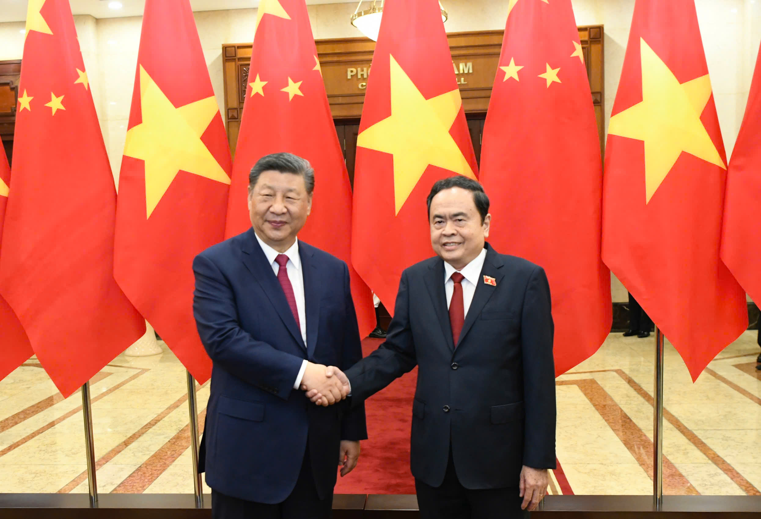 Chủ tịch Quốc hội Trần Thanh Mẫn hội kiến Tổng Bí thư, Chủ tịch Trung Quốc Tập Cận Bình- Ảnh 3.