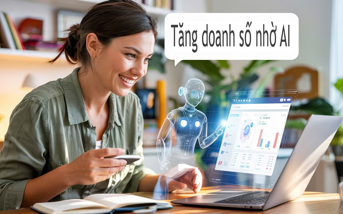 Nhà bán hàng online "bắt tay" với... AI
