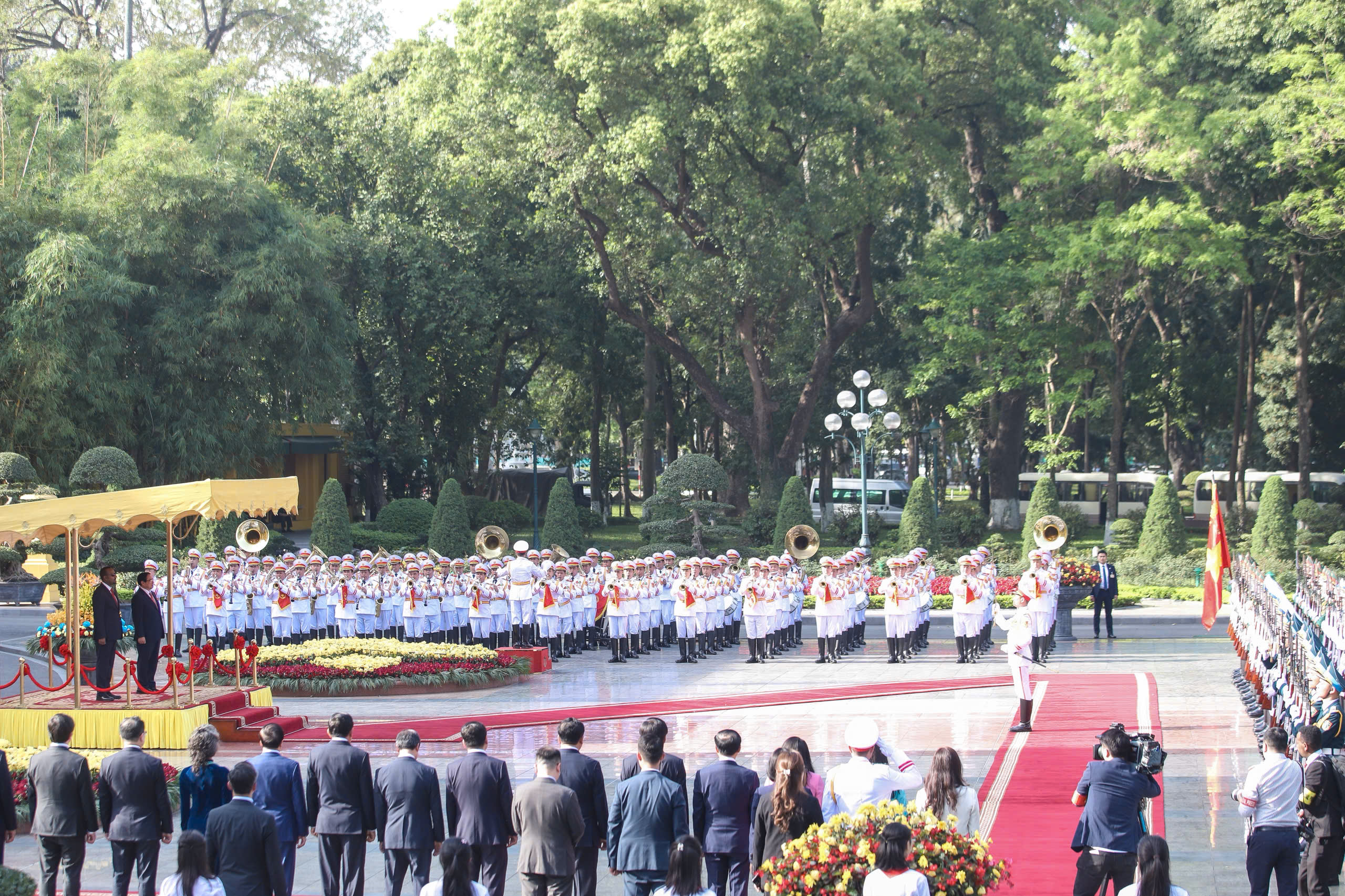 Thủ tướng Phạm Minh Ch&iacute;nh chủ tr&igrave; Lễ đ&oacute;n Thủ tướng Ethiopia- Ảnh 6.