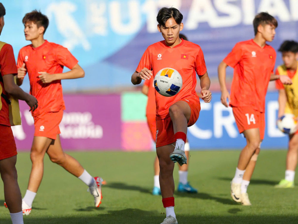 U17 Việt Nam được kỳ vọng trở thành lứa kế thừa tuyển quốc gia trong tương lai. Ảnh: VFF