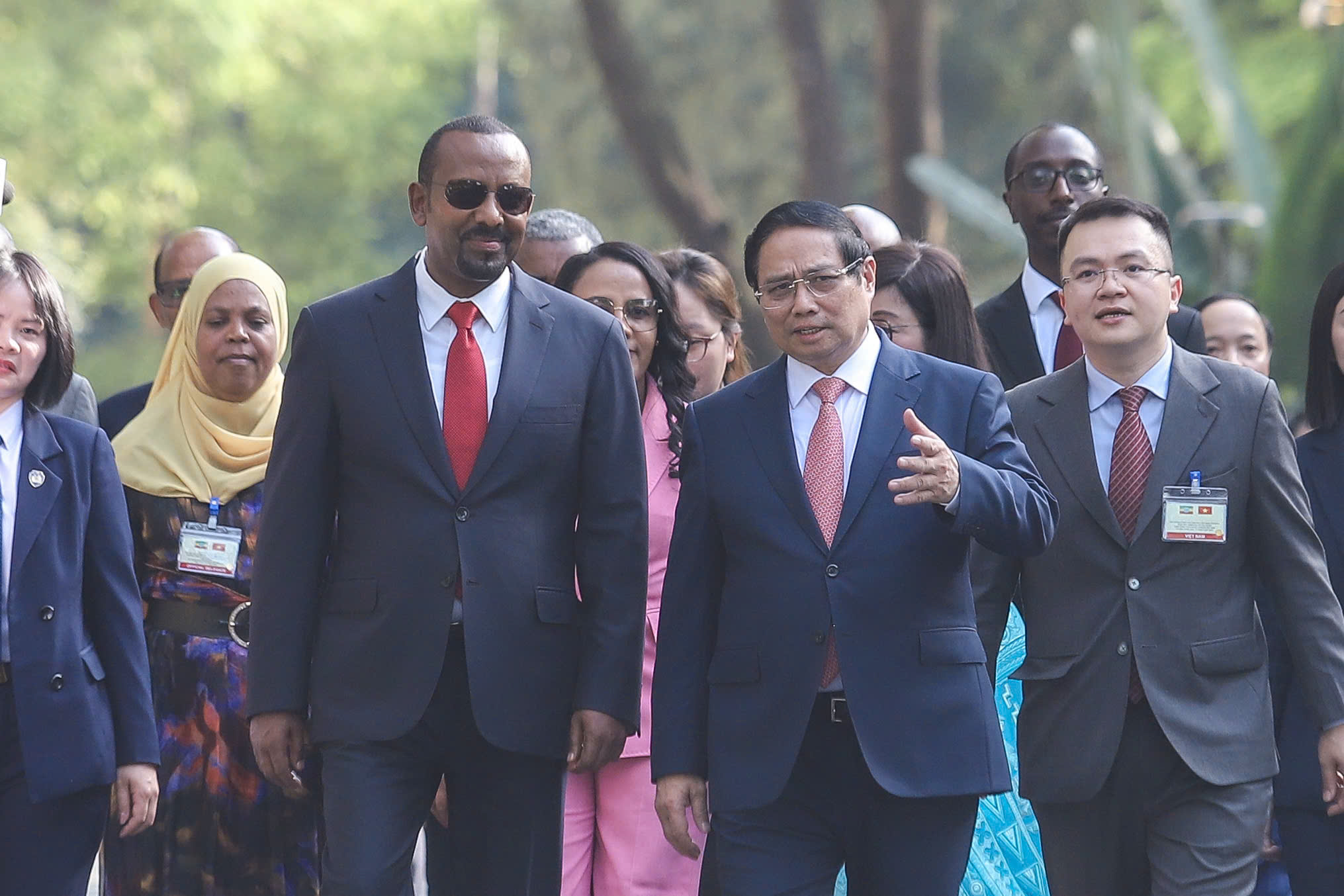 Thủ tướng Phạm Minh Ch&iacute;nh chủ tr&igrave; Lễ đ&oacute;n Thủ tướng Ethiopia- Ảnh 12.