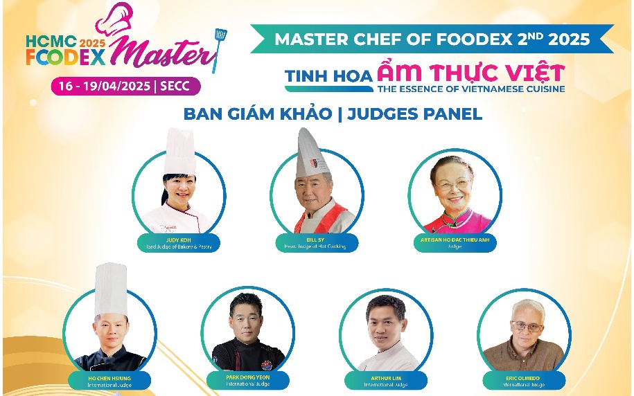 Tinh hoa ẩm thực Việt hội tụ tại Master Chef of Foodex 2025