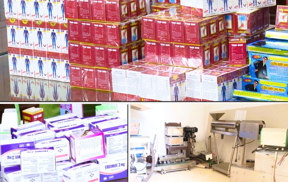 Bất ngờ với thủ đoạn của đường d&acirc;y sản xuất thuốc giả "khủng", thu lời h&agrave;ng trăm tỉ đồng - Ảnh 3.