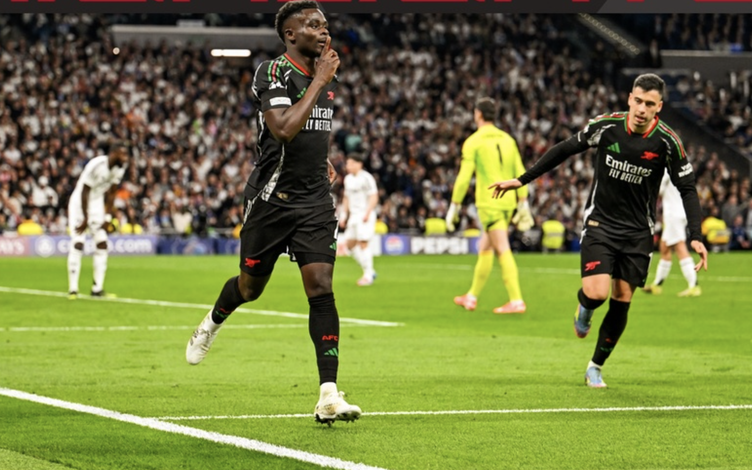 Arsenal mừng chiến thắng tại Bernabeu, Real Madrid thành cựu vương