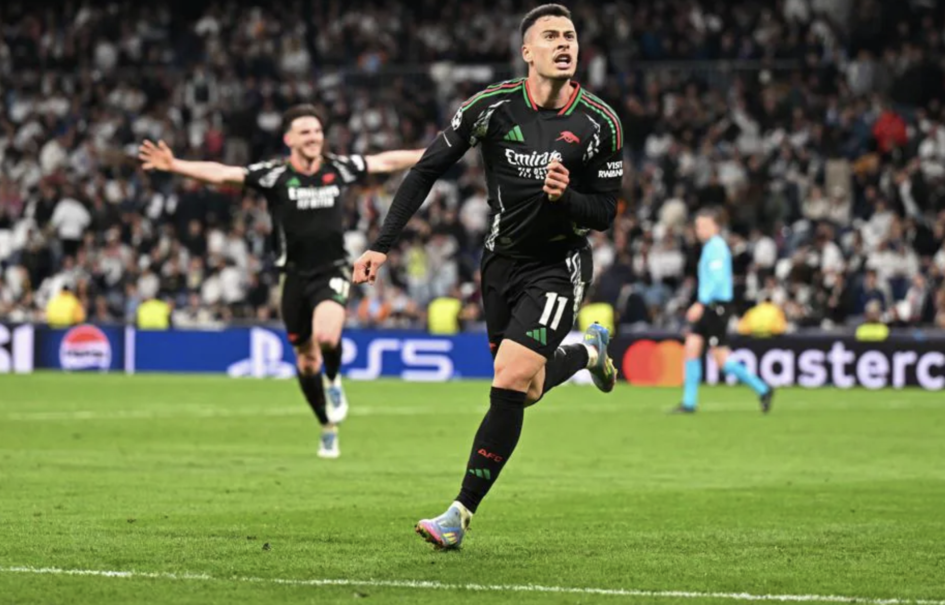 Arsenal mừng chiến thắng tại Bernabeu, Real Madrid th&agrave;nh cựu vương- Ảnh 5.