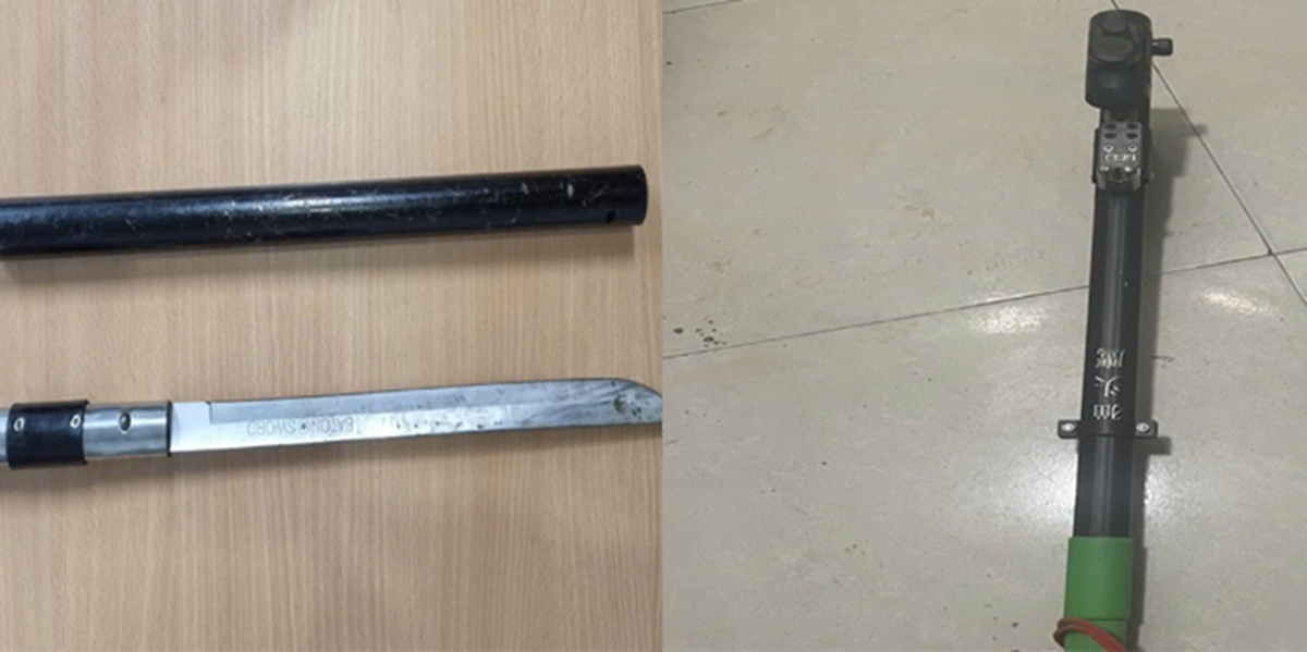 10 thanh ni&ecirc;n mang dao kiếm, s&uacute;ng đuổi đ&aacute;nh nhau n&aacute;o loạn đường phố- Ảnh 2.