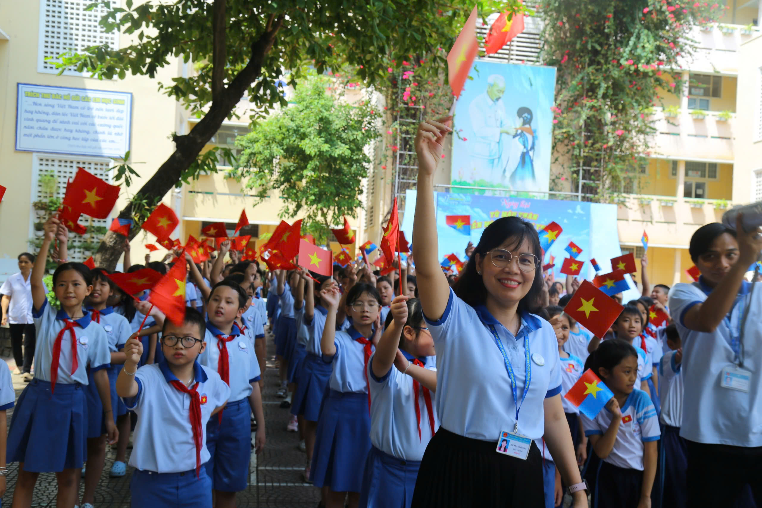 TP HCM: Xúc động hình ảnh bản đồ Tổ quốc được xếp bởi học sinh tiểu học- Ảnh 5.