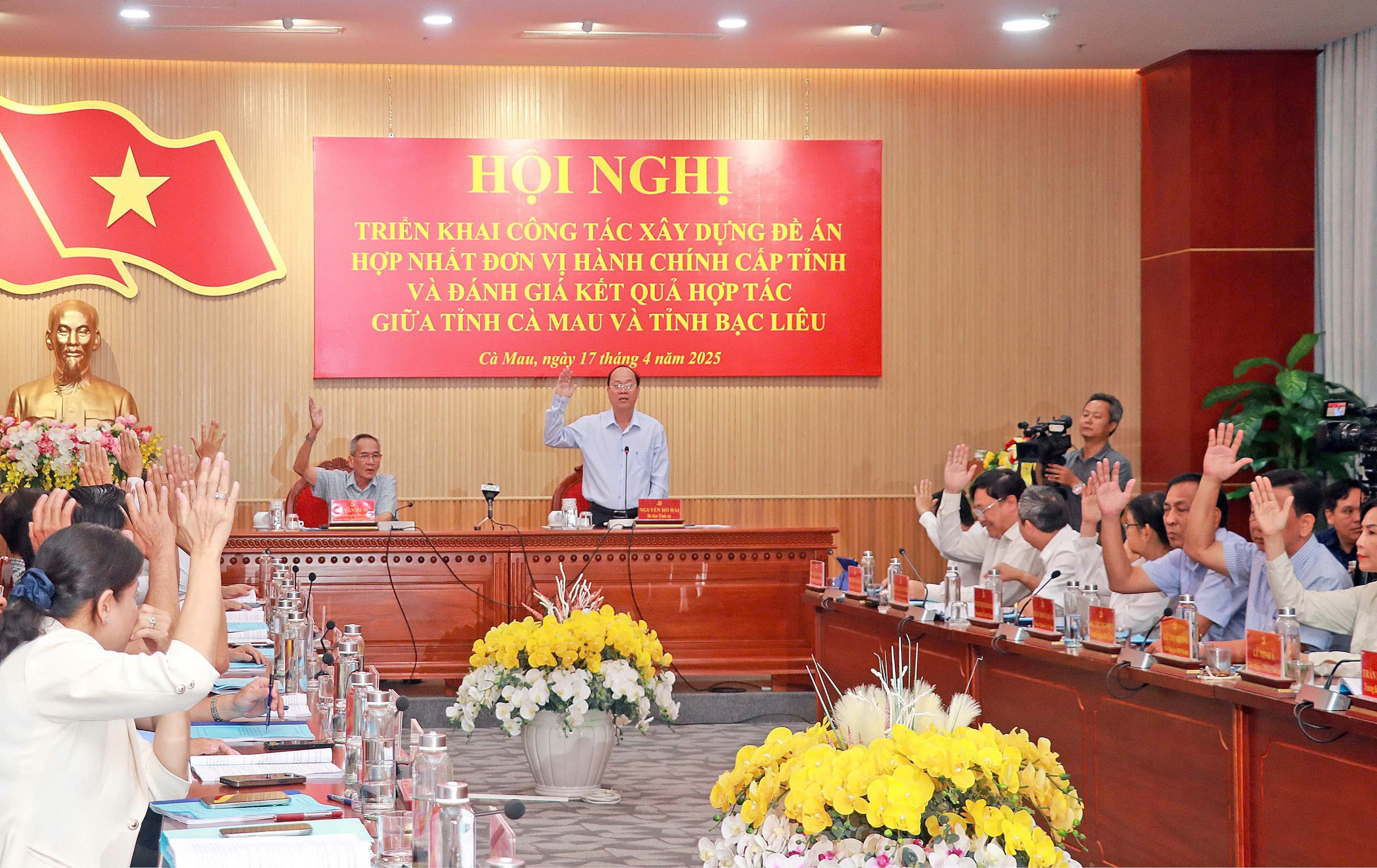 C&agrave; Mau v&agrave; Bạc Li&ecirc;u họp b&agrave;n về việc hợp nhất đơn vị h&agrave;nh ch&iacute;nh cấp tỉnh- Ảnh 4.