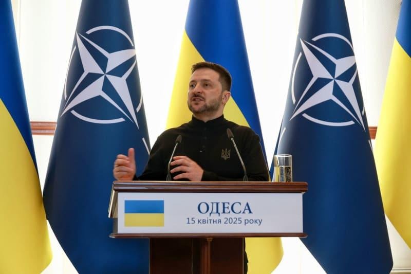 Tổng thống Ukraine Volodymyr Zelensky. Ảnh: Ukrinform/DPA