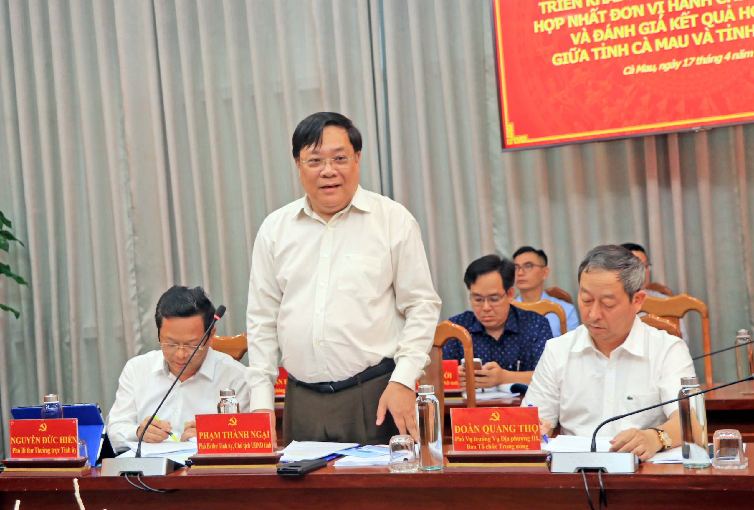 C&agrave; Mau v&agrave; Bạc Li&ecirc;u họp b&agrave;n về việc hợp nhất đơn vị h&agrave;nh ch&iacute;nh cấp tỉnh- Ảnh 2.