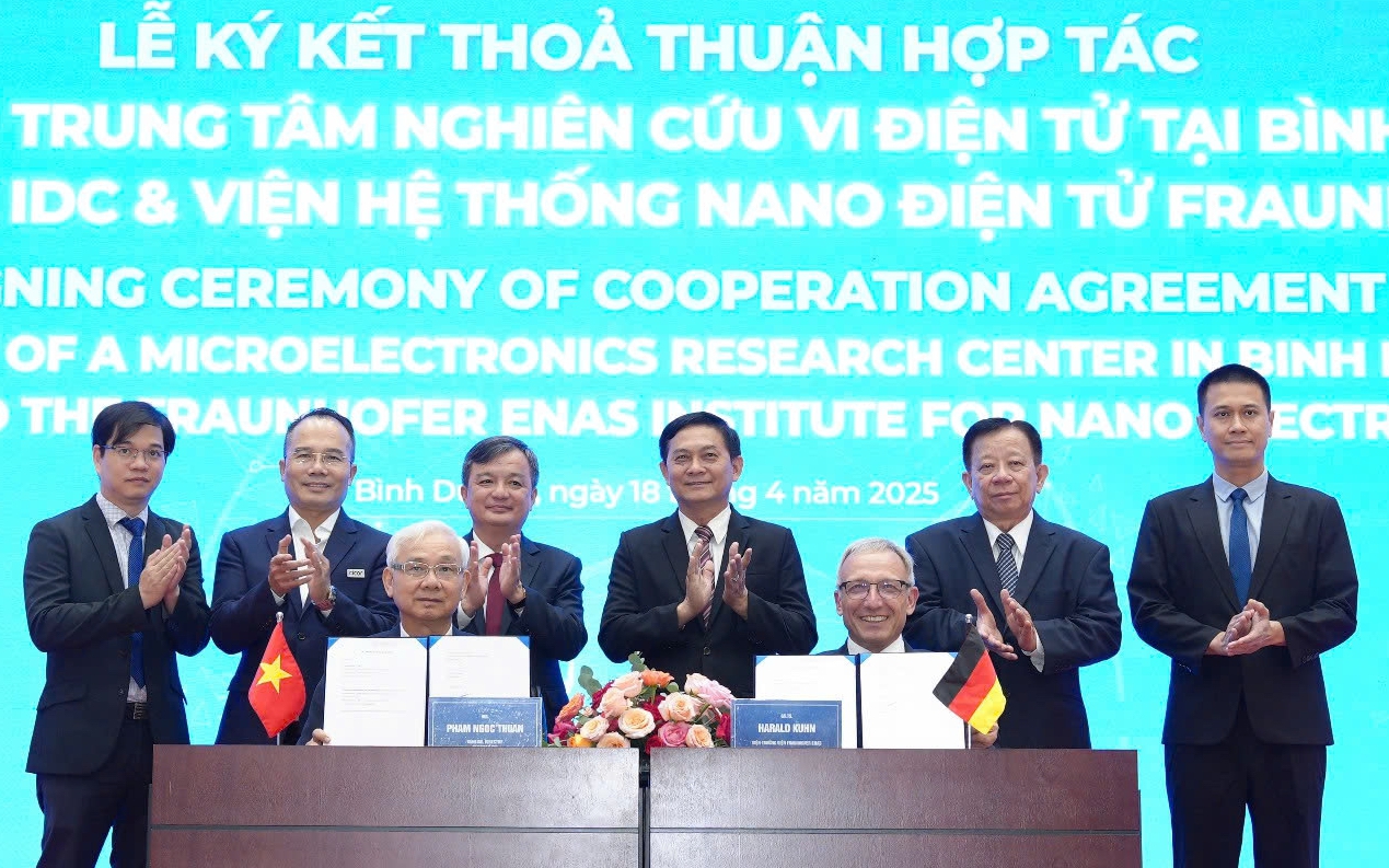 Bình Dương sẽ có trung tâm nghiên cứu bán dẫn, vi điện tử mô hình Đức