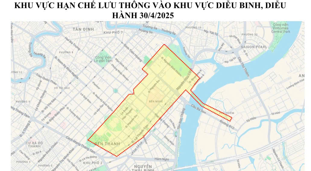 CSGT TP HCM lưu &yacute; đặc biệt về giao th&ocirc;ng ở trung t&acirc;m th&agrave;nh phố từ chiều tối nay- Ảnh 2.