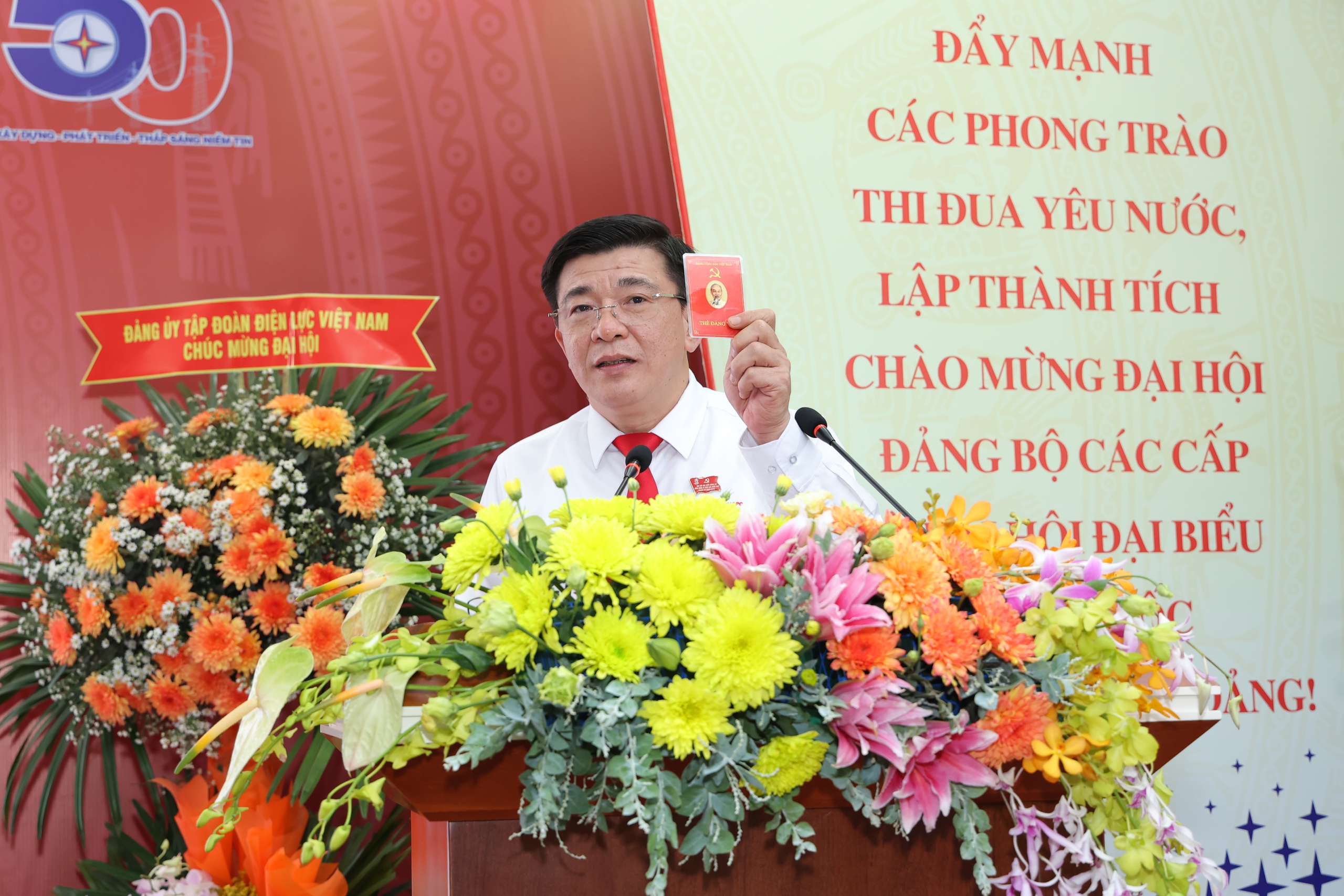 &Ocirc;ng L&ecirc; Văn Trang tiếp tục được t&iacute;n nhiệm giữ chức B&iacute; thư Đảng ủy EVNSPC- Ảnh 14.