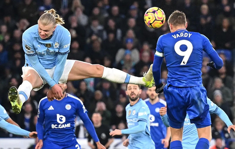 Soi tỉ số trận Manchester City - Leicester, vất vả khi vắng Haaland- Ảnh 1.