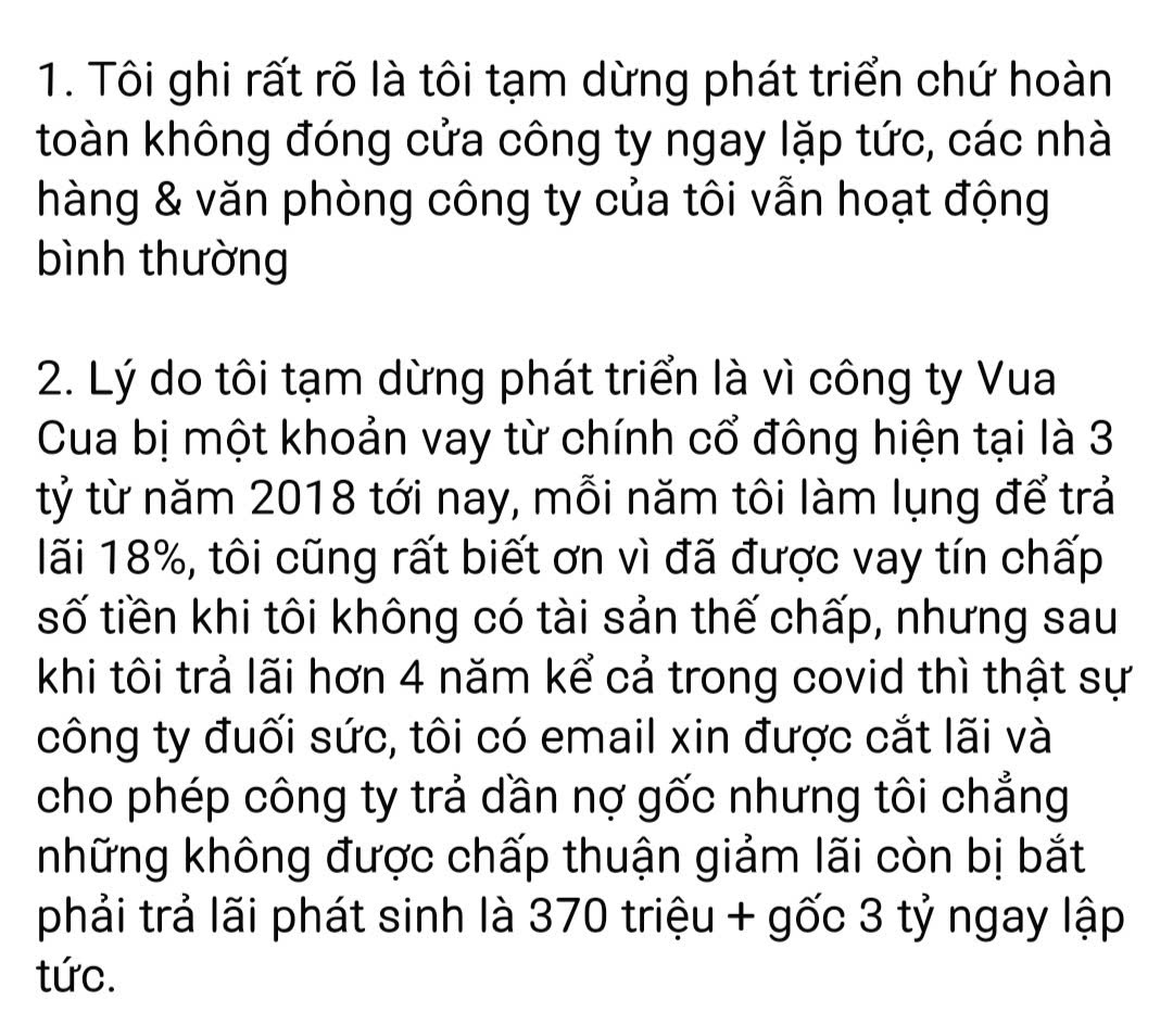 CEO Vua Cua tiết lộ sự thật đằng sau quyết định tạm ngừng phát triển chuỗi nhà hàng- Ảnh 2.