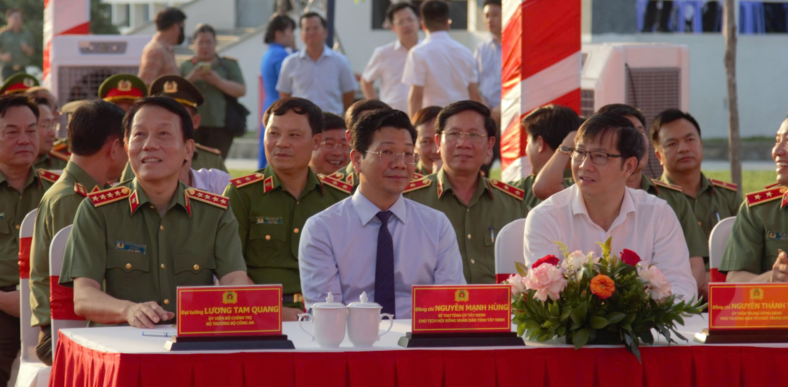 H&igrave;nh ảnh Bộ trưởng Bộ C&ocirc;ng an Lương Tam Quang dự chương tr&igrave;nh quan trọng ở T&acirc;y Ninh- Ảnh 1.