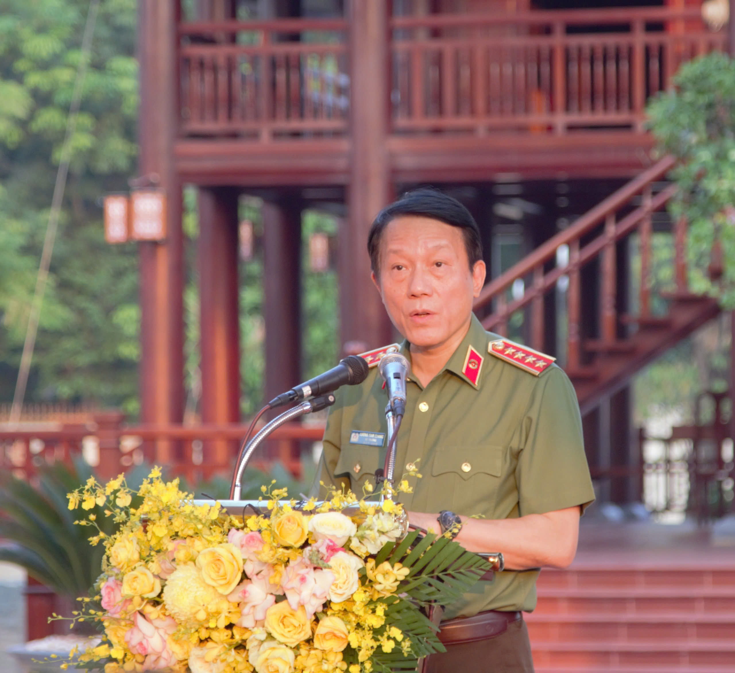 H&igrave;nh ảnh Bộ trưởng Bộ C&ocirc;ng an Lương Tam Quang dự chương tr&igrave;nh quan trọng ở T&acirc;y Ninh- Ảnh 2.