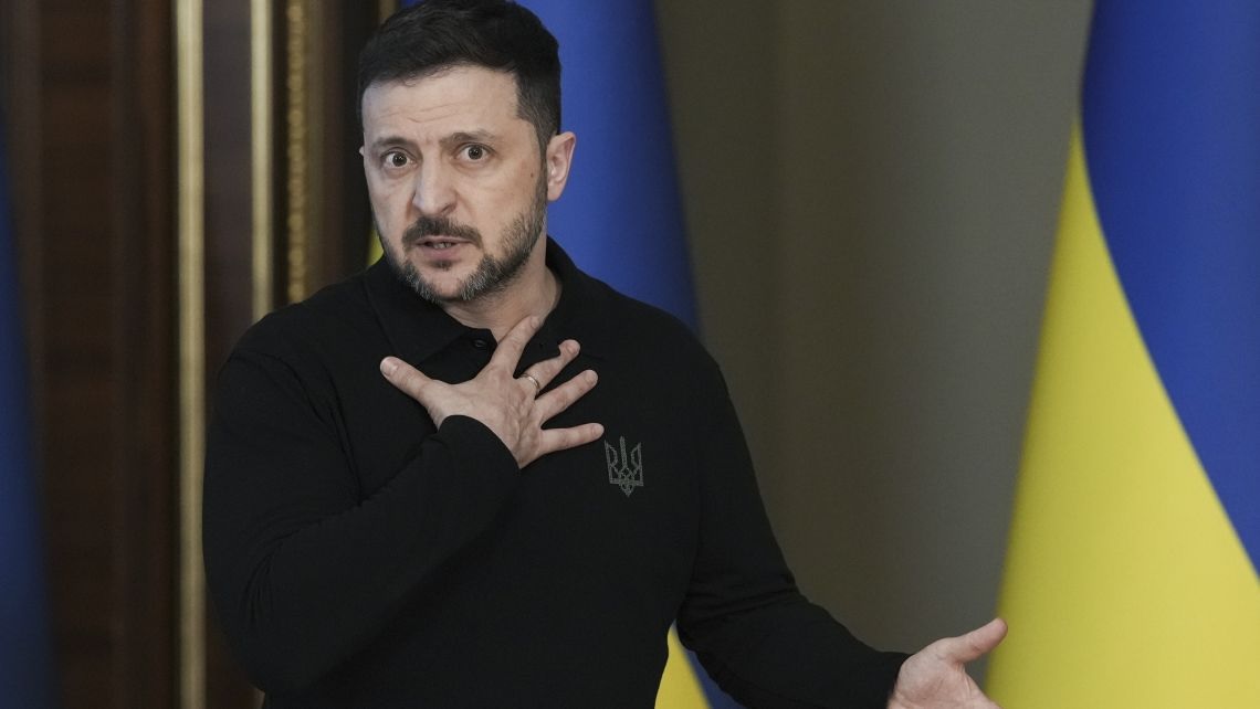 Tổng thống Ukraine Volodymyr Zelensky. Ảnh: PAP/EPA